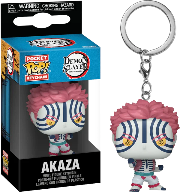 Producto - Akaza Demon Slayer Keychain