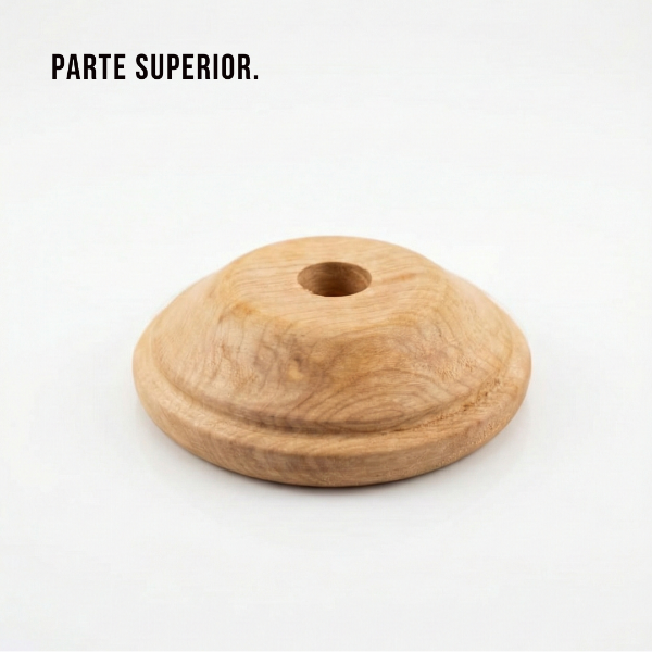 Producto - Floron base de madera Lenga Patagónica 11,13cm