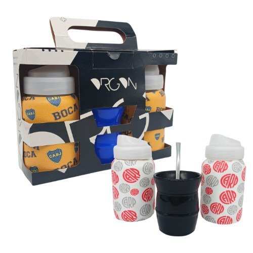 Producto - SET VIDRIO COMPLETO CON MATE SATURNO EN CAJA