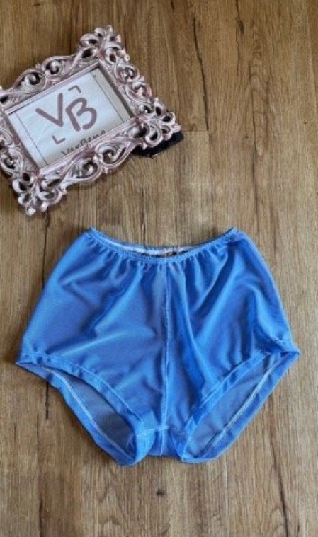 Producto - Short full microtul celeste turquesa
