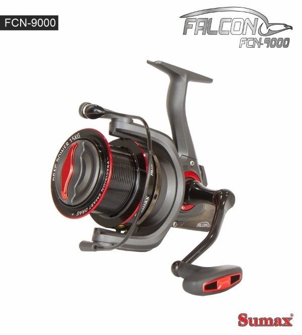 Producto - Reel Sumax Falcon 9000 8 RULEMANES Frenado 15kg Linea 0.35/250m LongCasting