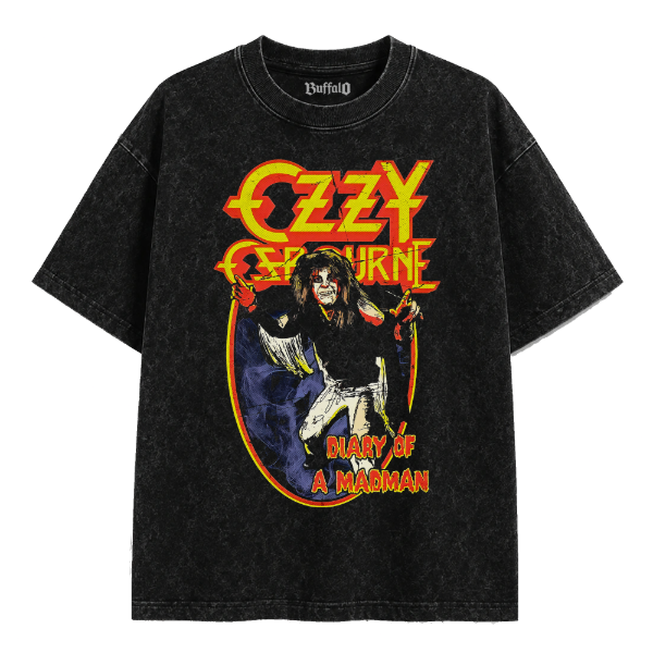 Producto - REMERA OZZY OSBOURE - DIARY OF A MADMAN - RETRO - OVERSIZE - 0