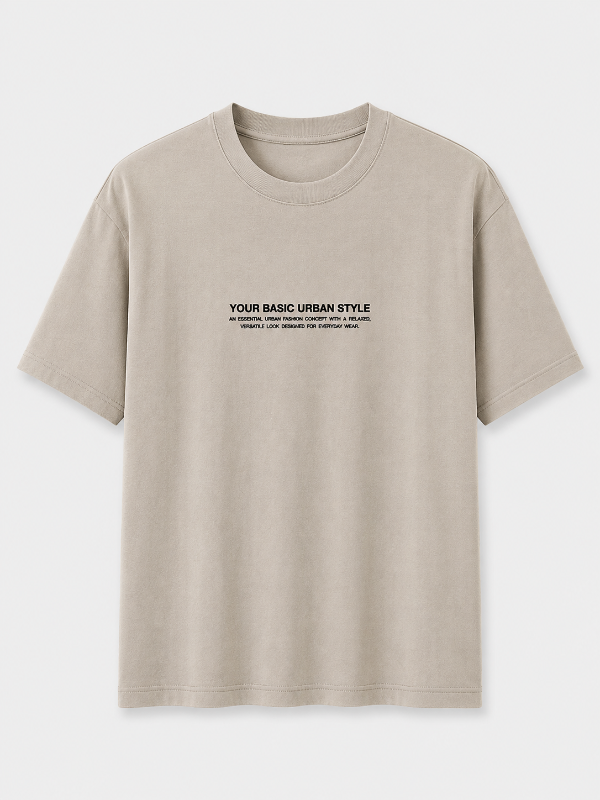 Producto - Remera Clasica Urban Hueso