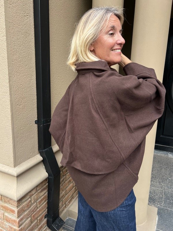 Producto - Campera paño choco import