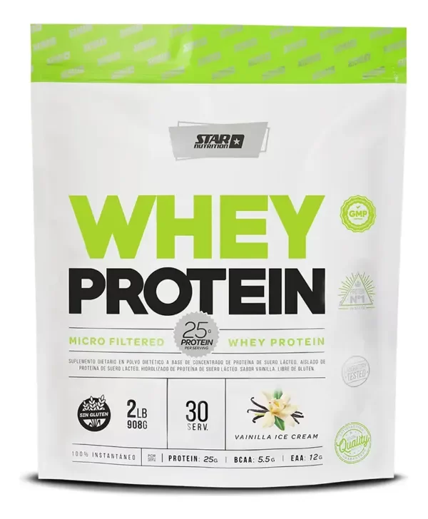 Producto - Star Nutrition - Whey Protein (doypack) 2lb - Vainilla - 0