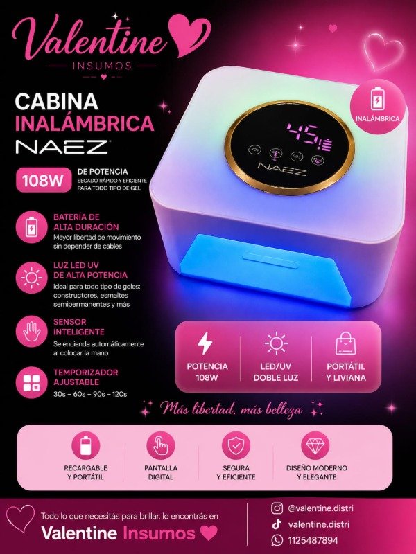Producto - CABINA INALAMBRICA NAEZ 108W