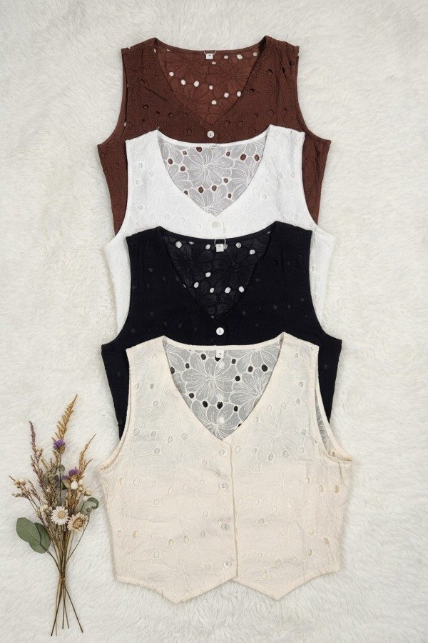 Producto - CONJUNTO CORTO BRODERI A004 - 1