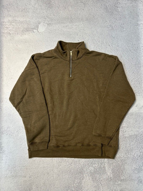 Producto - Buzo medio cierre Marrón