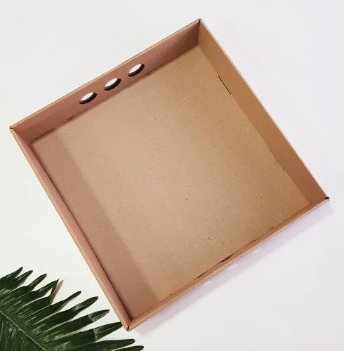 Producto - BANDEJA MICROCORRUGADO KRAFT (30X35X8CM) MORRONI (XUNID)