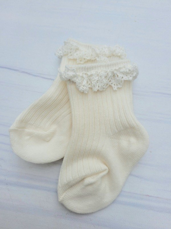 Producto - MINI SOCKS PUNTILLA (0 A 3 MESES)  - Transferencia 3.910