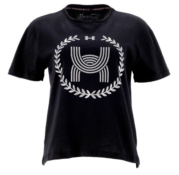 Producto - Remera de Training UA Essential Cotton Stretch Black LA para Mujer