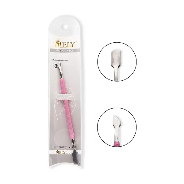 Producto - REPUJADOR DE CUTICULAS CON MANGA DE GOMA F5 MELY