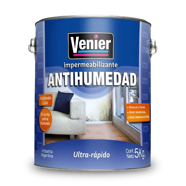 Producto - Antihumedad Venier Acabado Liso X 5 Kg