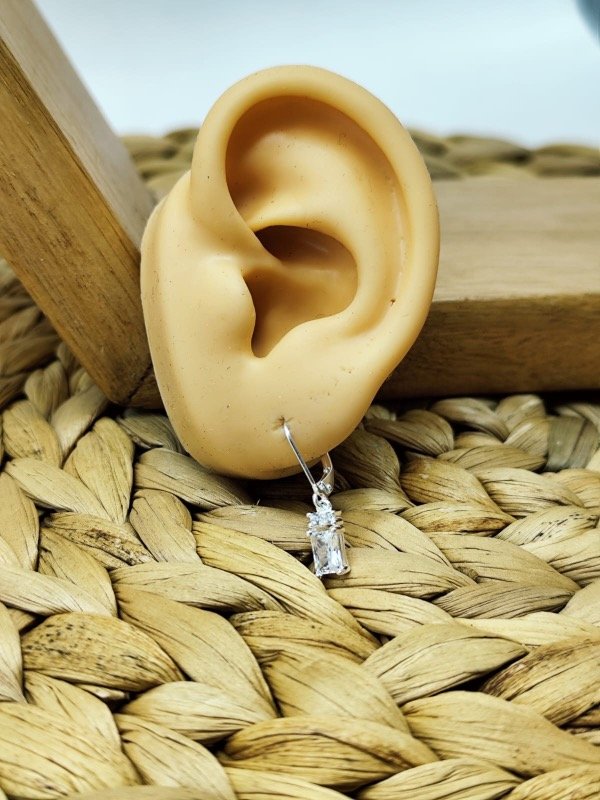 Producto - Aros Brizura Rectangular Blanco