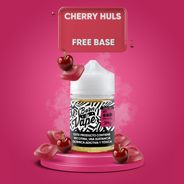 Producto - (FREEBASE) BORN TO VAPE 60ML 3MG - CHERRY HULS