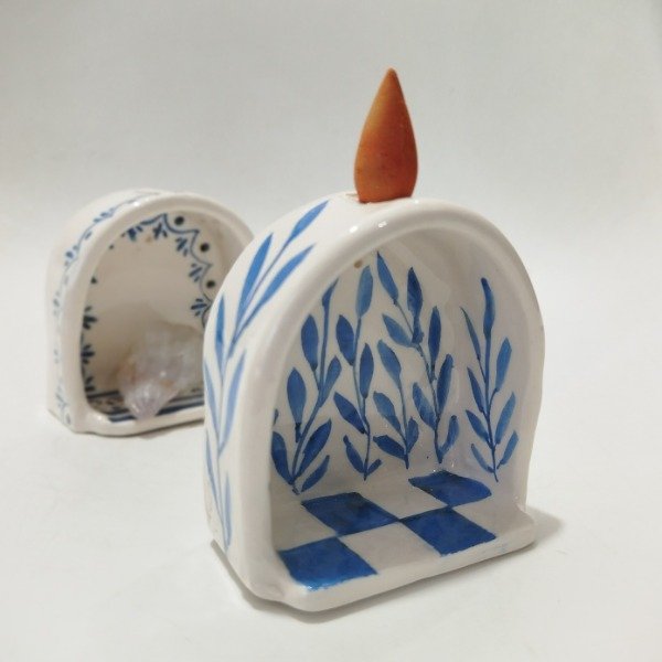 Producto - ALTAR CASCADA SAHUMADORA "hojas azules"