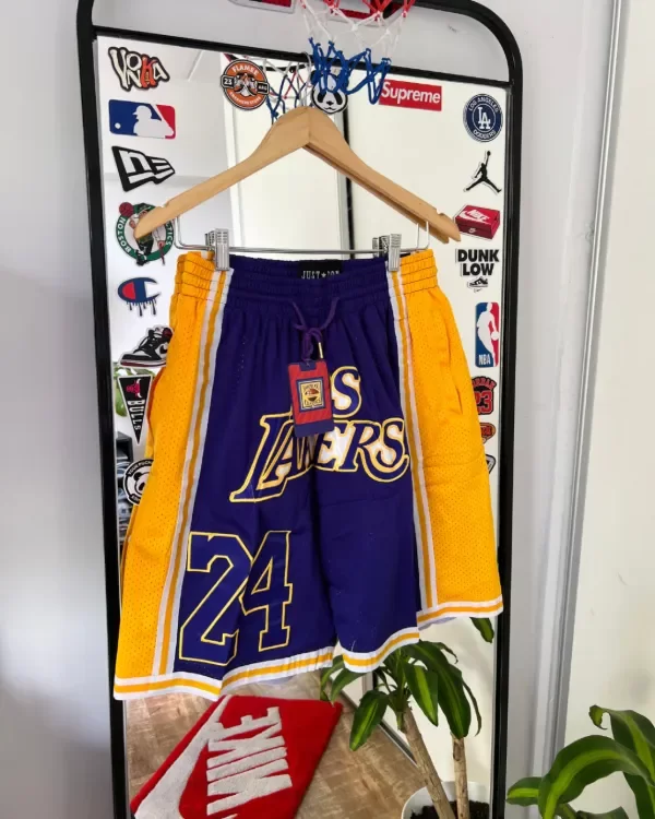 Producto - SHORT IMPORTADO NBA LOS ANGELES LAKERS VIOLETA