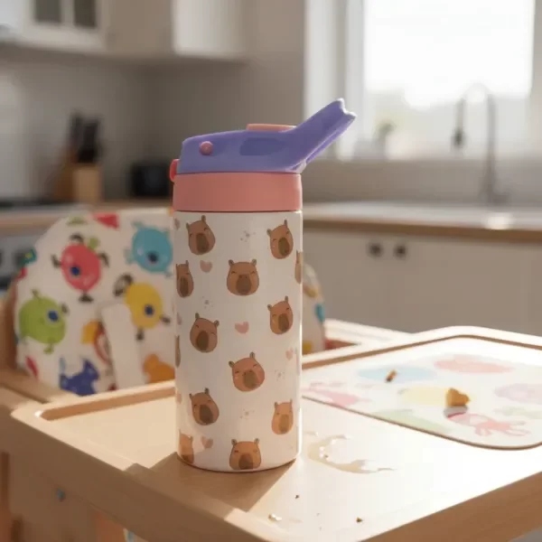 Producto - Botella Hoppy De Capibara Con Pico Silicona