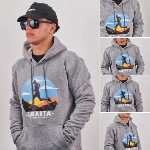 Producto - Canguro Cibarta CORREDOR Frisado Gris