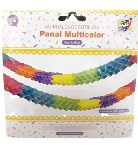 Producto - GUIRNALDA PANAL MULTICOLOR