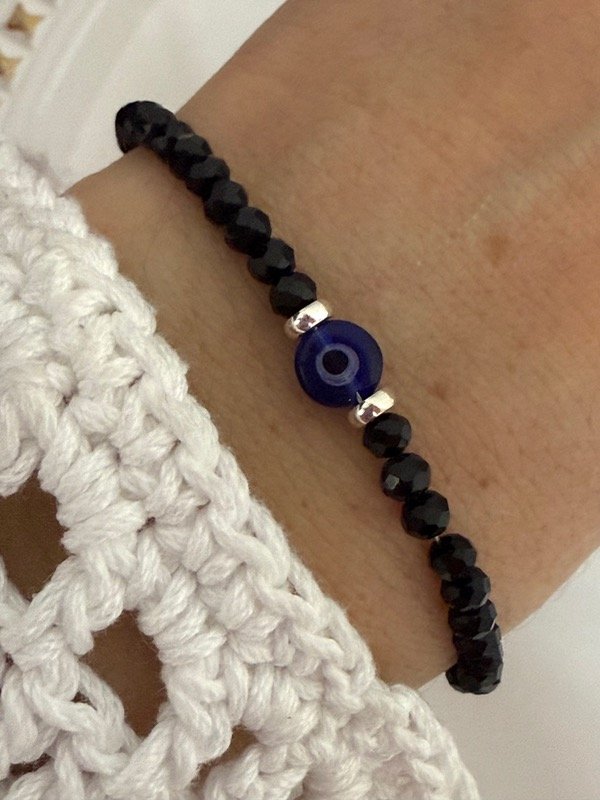 Producto - PB1080 Pulsera ojito y cristal de roca