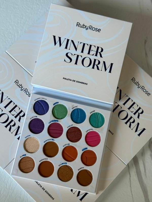 Producto - PALETA DE SOMBRAS WINTER STORM - HB FALLA / DETALLES (VER FOTO)