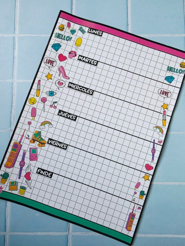 Producto - Planner imantado