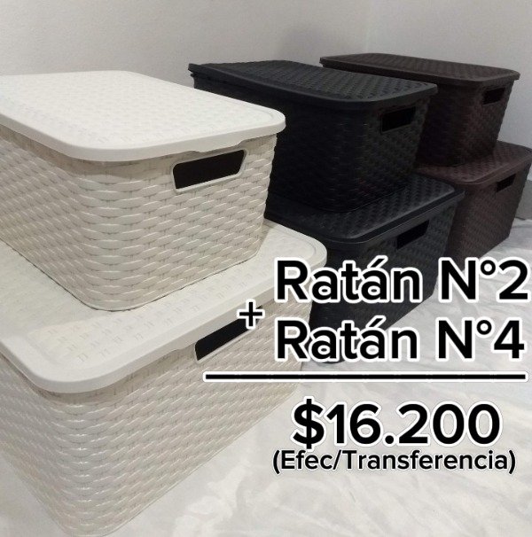 Producto - Combo Ratán N4 + Ratán N2