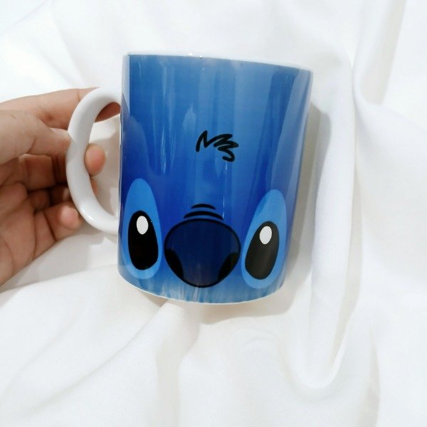 Producto - Taza Stich azul con boca