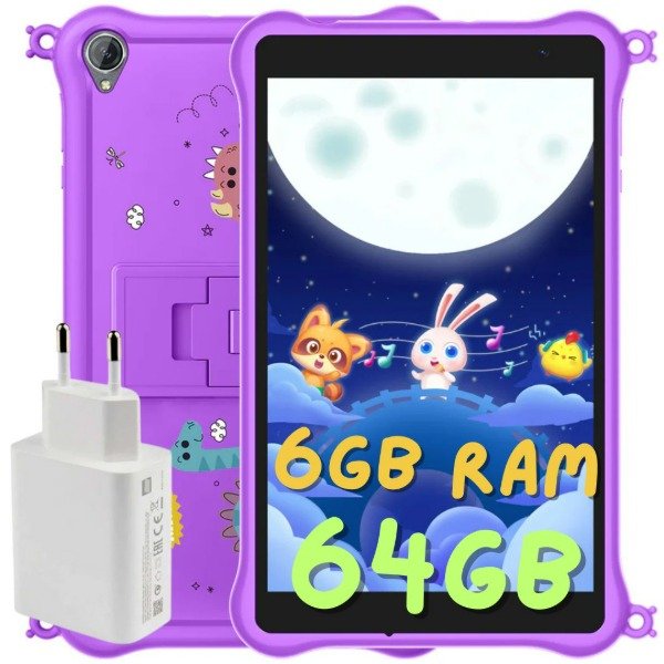 Producto - TABLET  INFANTIN BLACKVIEW TAB 50 KIDS 8 PULG CON FUNDA ( 64GB y 6GB RAM )