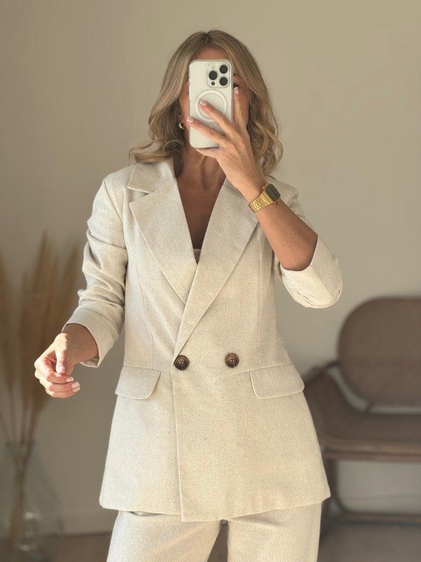 Producto - BLAZER OVER LINO