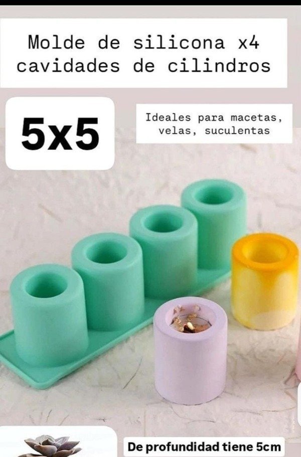 Producto - Molde macetitas cilindro