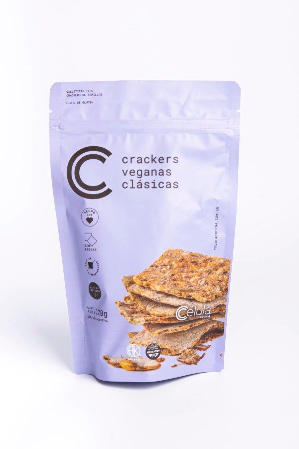 Producto - Crackers Veganas Clásicas Celula Cocina 120gr