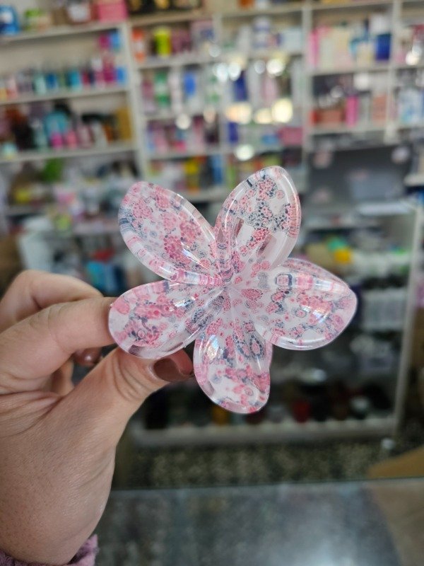 Producto - Broche Bali grande - estampado efecto acuarela