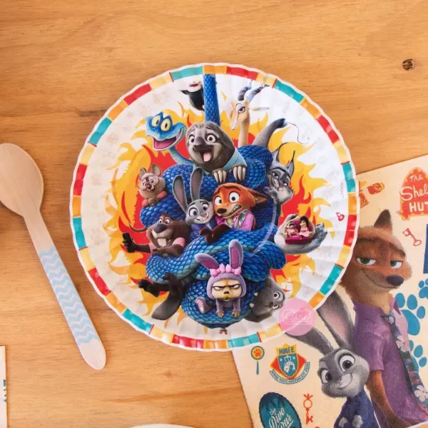 Producto - Platos zootopia x 8 un