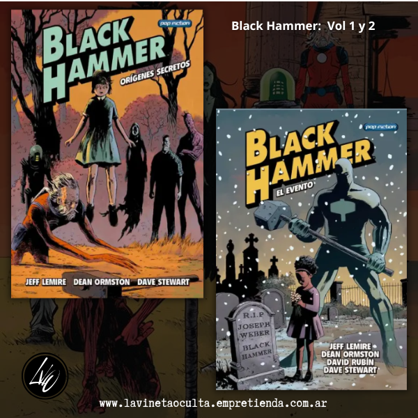Producto - BLACK HAMMER 1 y 2 - Dean Ormston, David Rubín, Dave Stewart, Jeff Lemire