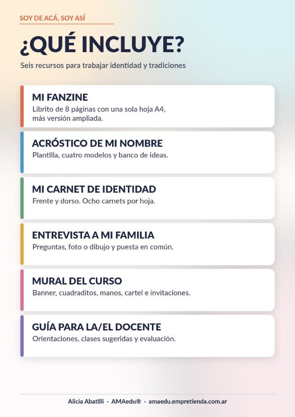 Producto - SOY DE ACÁ, SOY ASÍ - Identidad y Tradiciones - 4