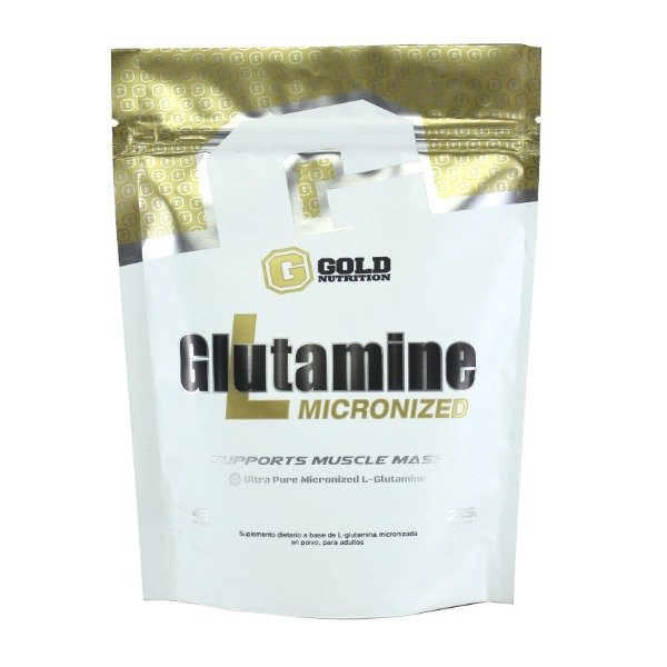 Producto - L-GLUTAMINE MICRONIZED 225 Grs Gold Nutriton Sin Tacc