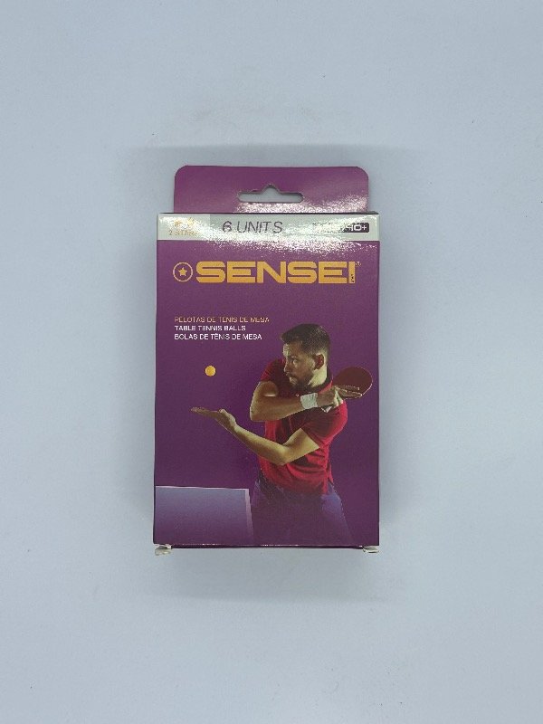 Producto - Pack 6 Pelotas de Ping-Pong SENSEI 2 Estrellas
