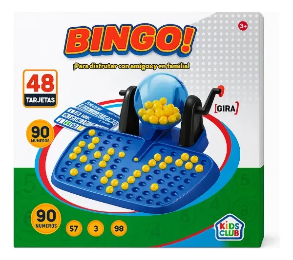 Producto - Juego De Mesa Bingo Con Bolillero Sebigus
