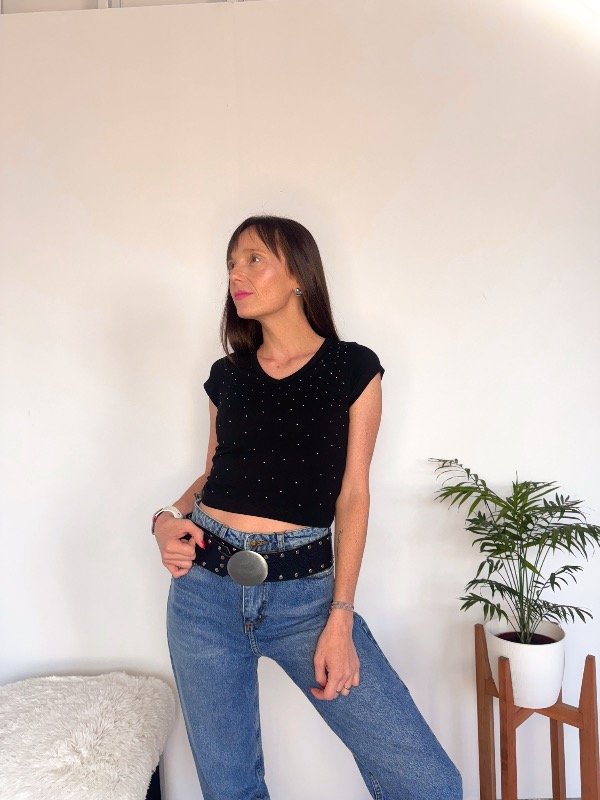 Producto - Remera mini tachas