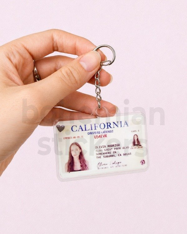 Producto - OLIVIAS DRIVERS LICENCE - Llavero de Driver Licence de Olivia Rodrigo