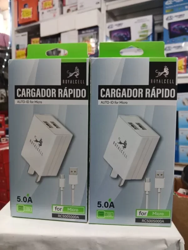 Producto - Cargador ROYALCELL micro 5.0A Tipo B