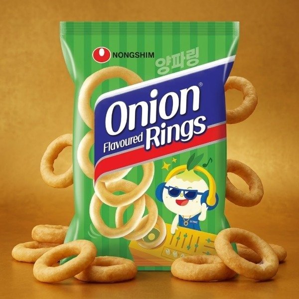 Producto - Snack Coreano de Aros de Cebolla Picante Suave