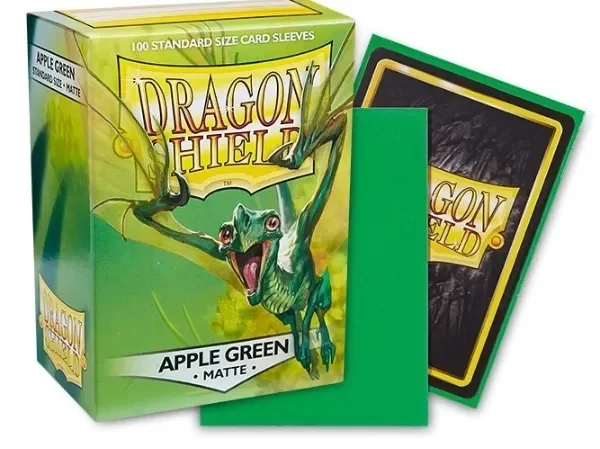 Producto - Dragon Shield APPLE GREEN Matte Folios x 100 Tamaño Standard (POKEMON/MAGIC)