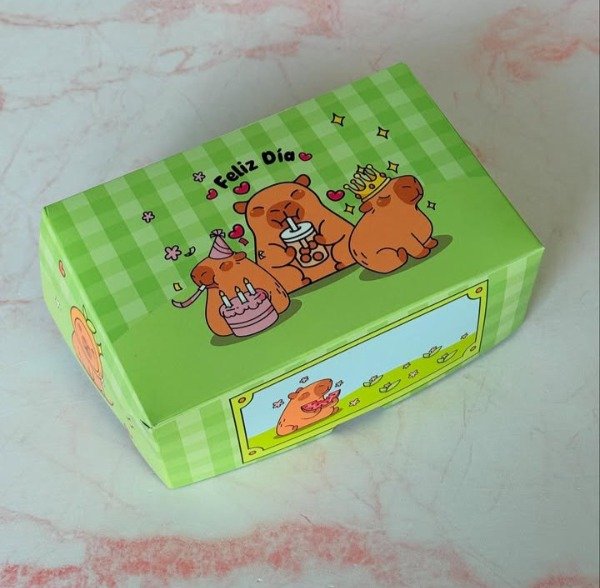Producto - Caja capibara 14x21x7,5 cm por 1 unidad