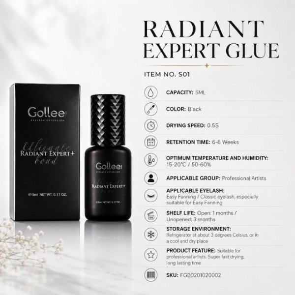 Producto - ADHESIVO RADIANT EXPERT 0.5s / 5g - GOLLEE