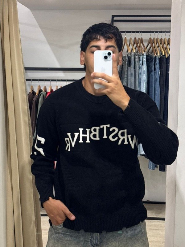 Producto - Sweater Letters Negro