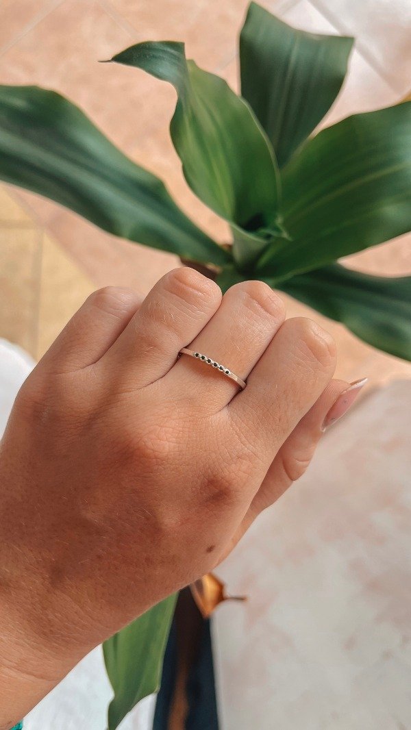 Producto - Anillo Cubic Black