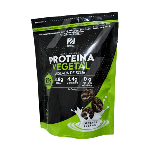 Producto - Proteína vegetal aislada de soja - Sabor Cookies and Cream
